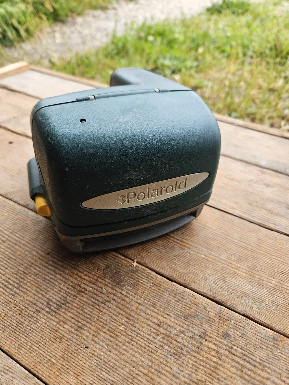 Polaroid One Step Express.  Instant Film Camera Green.